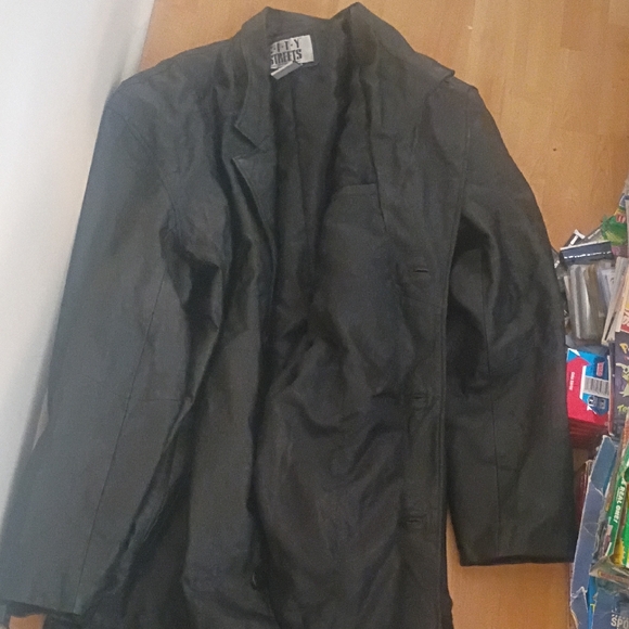 City Streets Size XLT/XGL 100% Genuine Leather Jacket In Great Condition